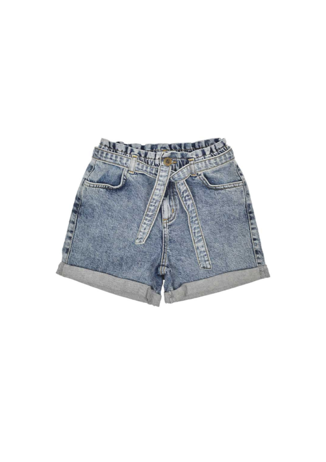 Short Jip Light Blue Washed Denim