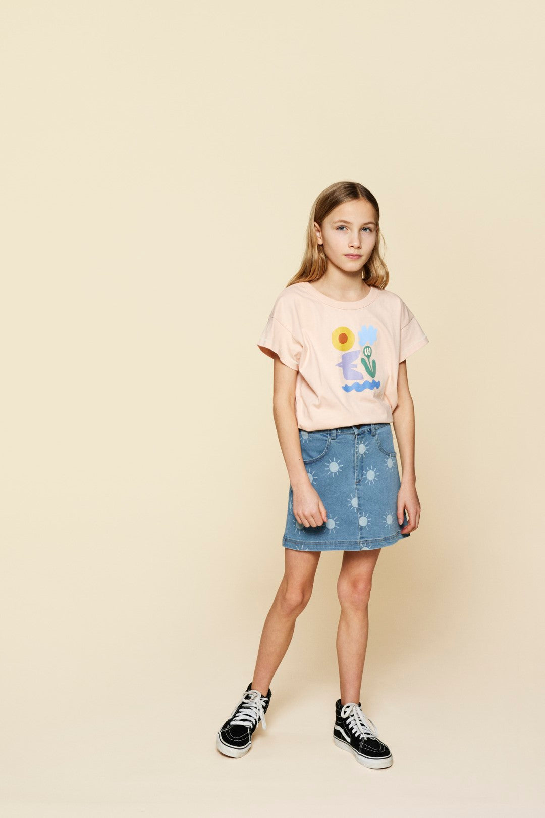 Freedom T-shirt Cameo Rose