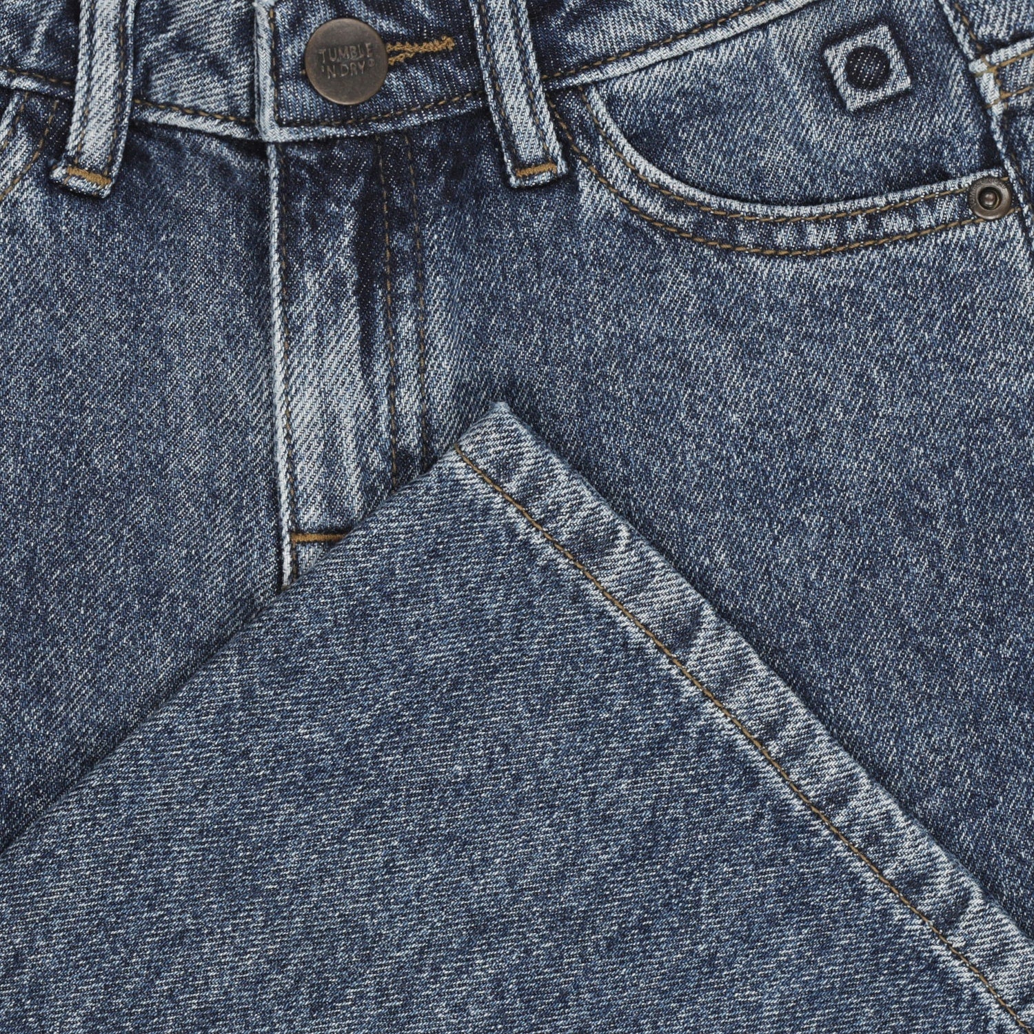 Jeans Jara Blue Wide Denim Medium Stonewash