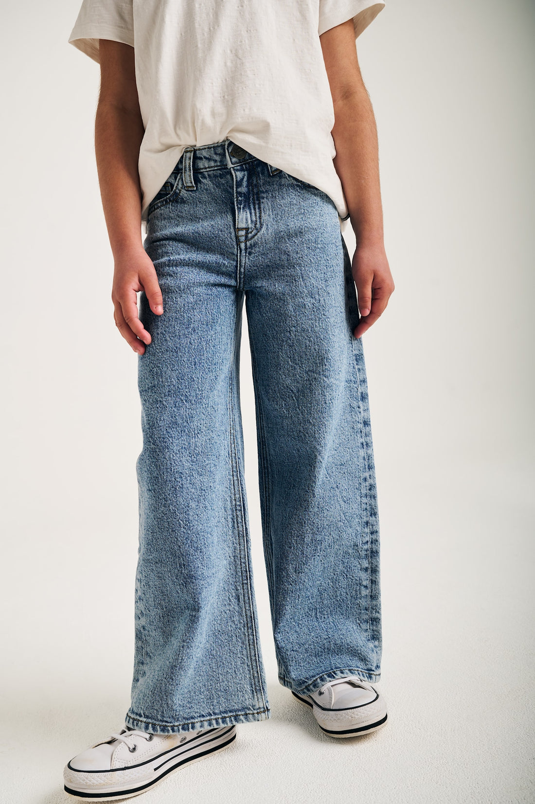 Denim Jasmine Wide Light Stonewash