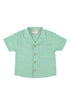 Hawaiian Shirt Green And Ecru Checkered - Piupiuchick