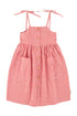 Long Dress Red And Ecru Checkered - Piupiuchick