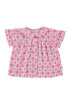 Peter Pan Collar Shirt Lilac With Cherries Allover - Piupiuchick