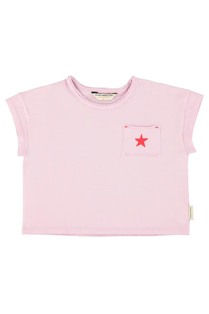 T-shirt Lilac With A Print - Piupiuchick