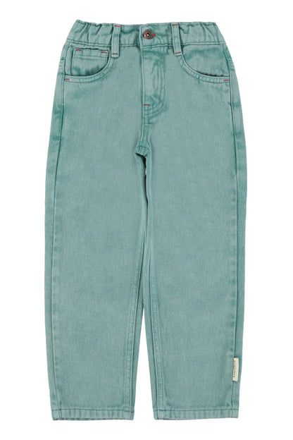 Unisex Trousers Washed Green - Piupiuchick