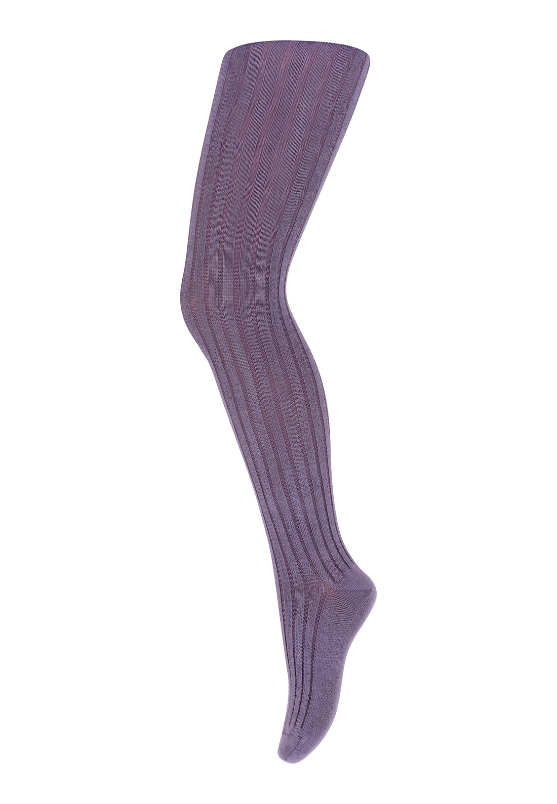 Cotton Rib Tights Lavender Dust