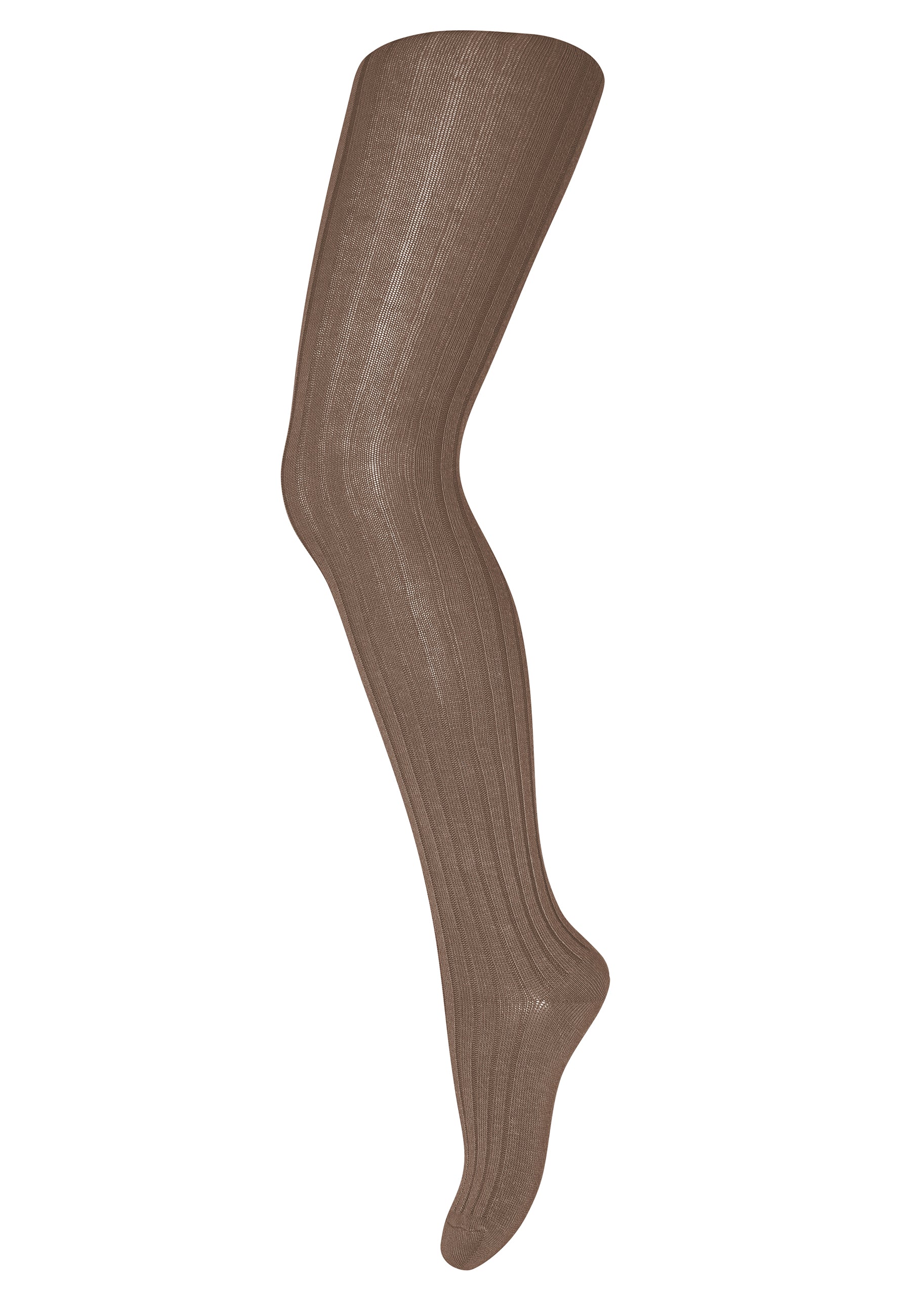 Cotoon Rib Tights Brown Sienna