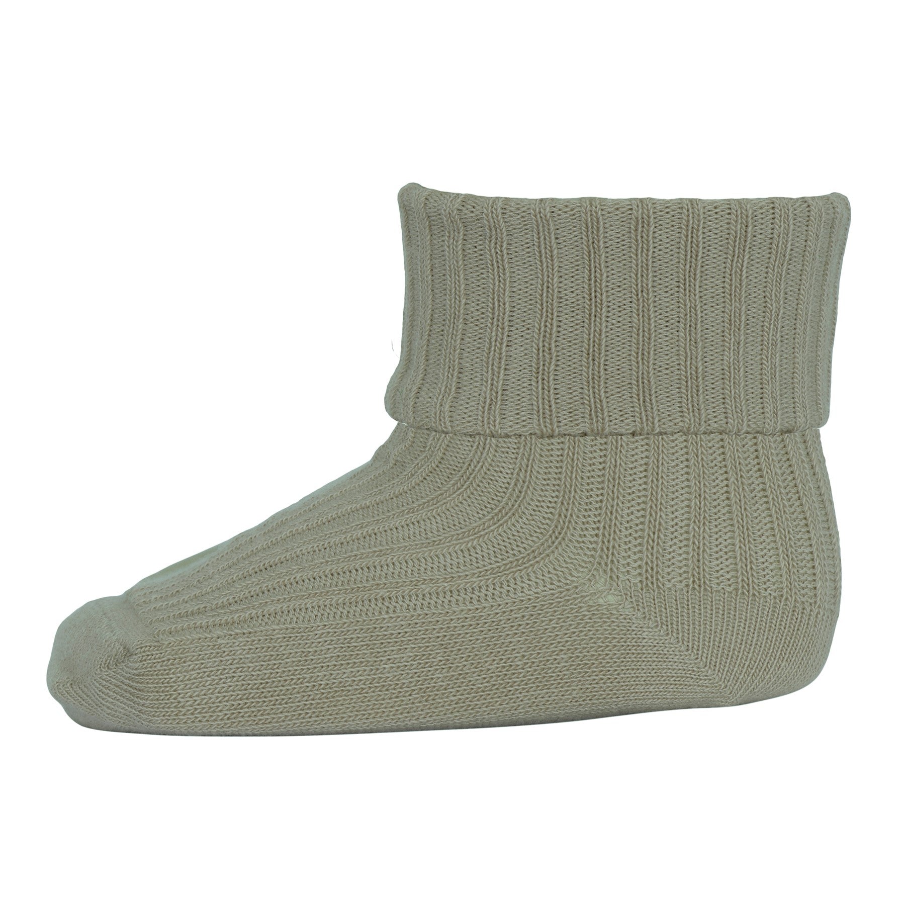 Cotton Rib Baby Socks Desert Sage