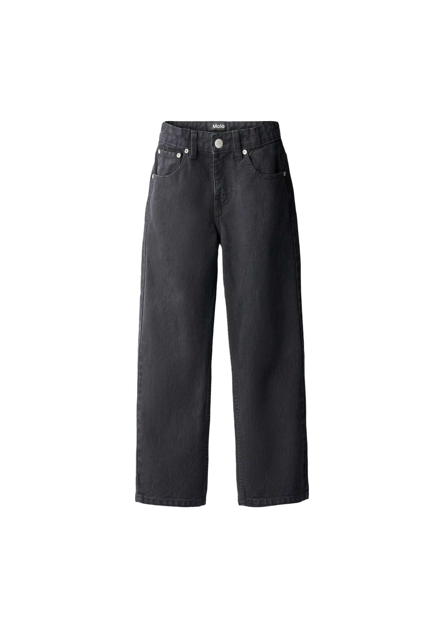Andy Woven Pants Washed Black