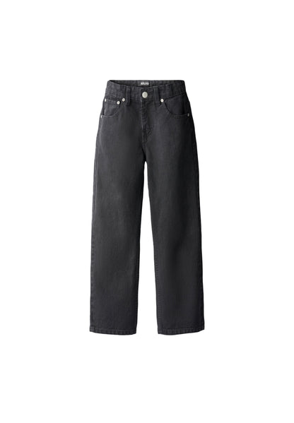 Andy Woven Pants Washed Black