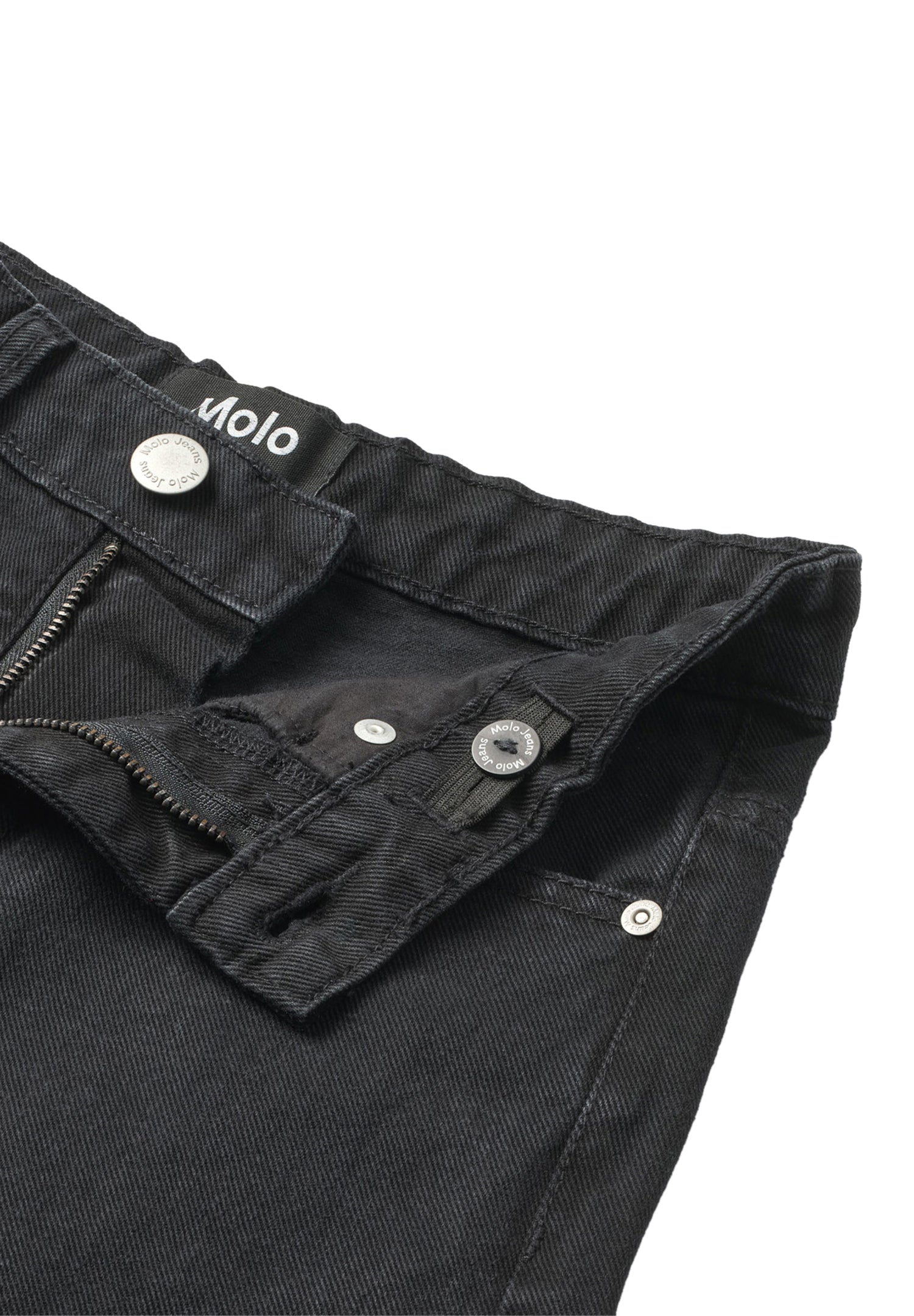 Andy Woven Pants Washed Black