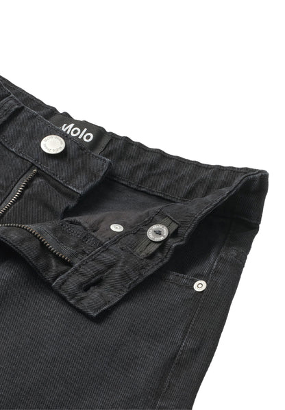 Andy Woven Pants Washed Black