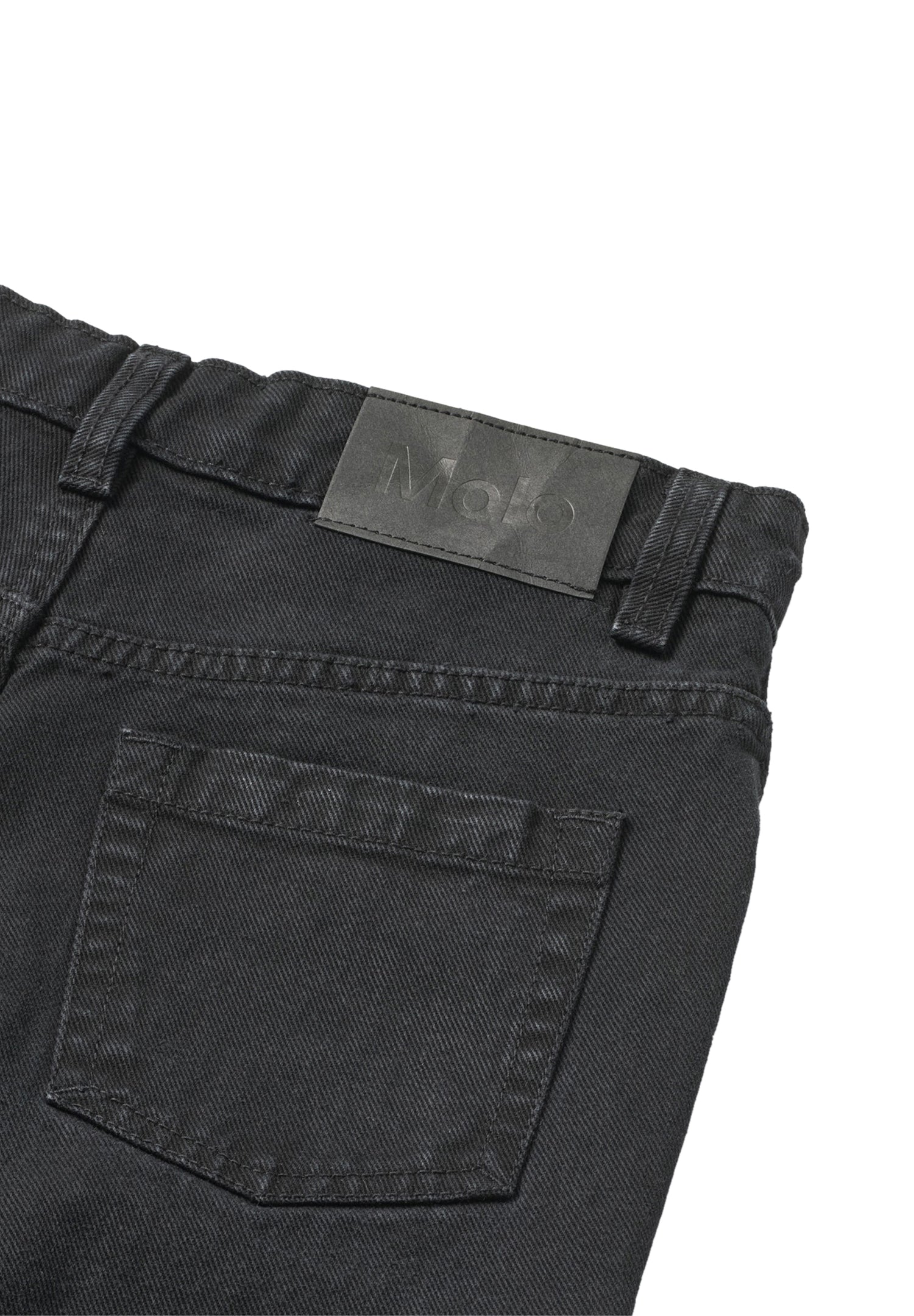 Andy Woven Pants Washed Black