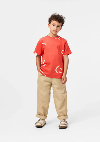 T-shirt Riley Big Smiles Red - MOLO