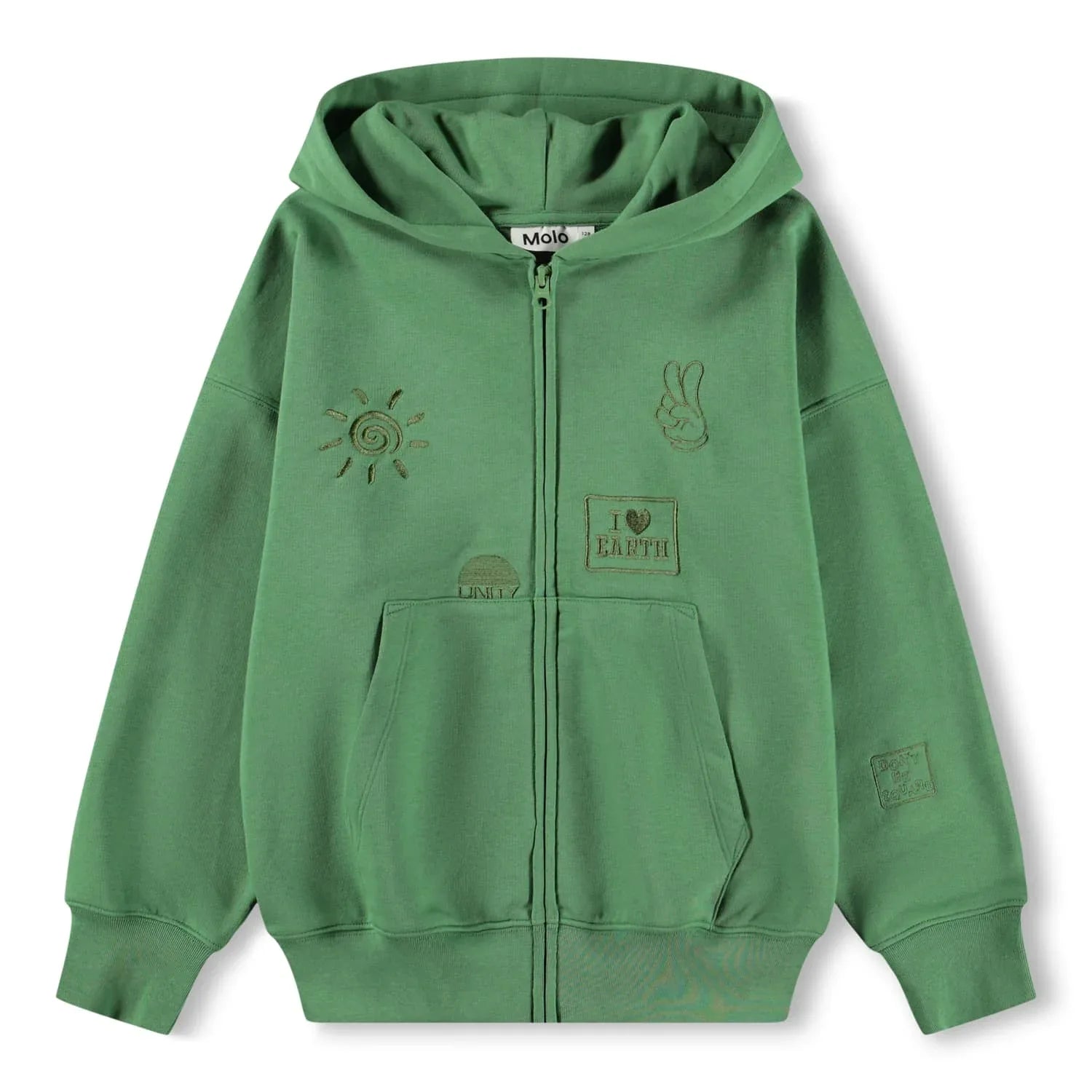 Hoodie Marley Groovy Green - MOLO
