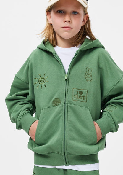 Hoodie Marley Groovy Green - MOLO