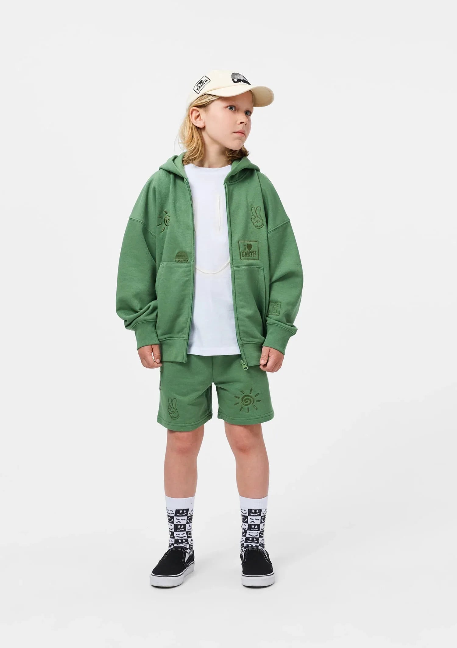 Hoodie Marley Groovy Green - MOLO