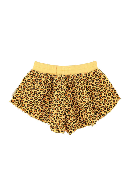 Shorts Mustard Animal Print - Piupiuchick