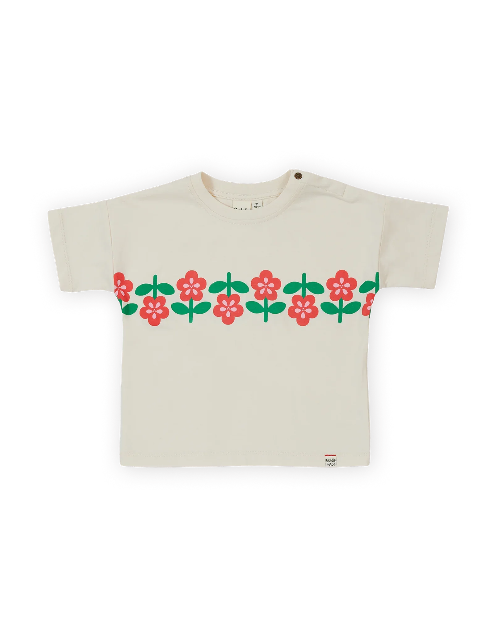 Flower Garden T-shirt Antique White - Goldie+Ace