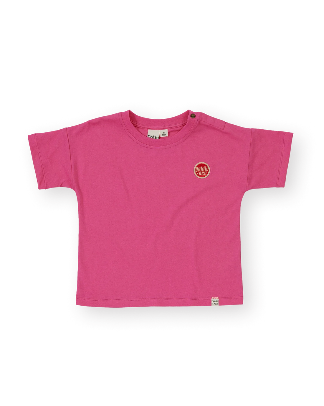 Essential Logo T-shirt Pink - Goldie+Ace