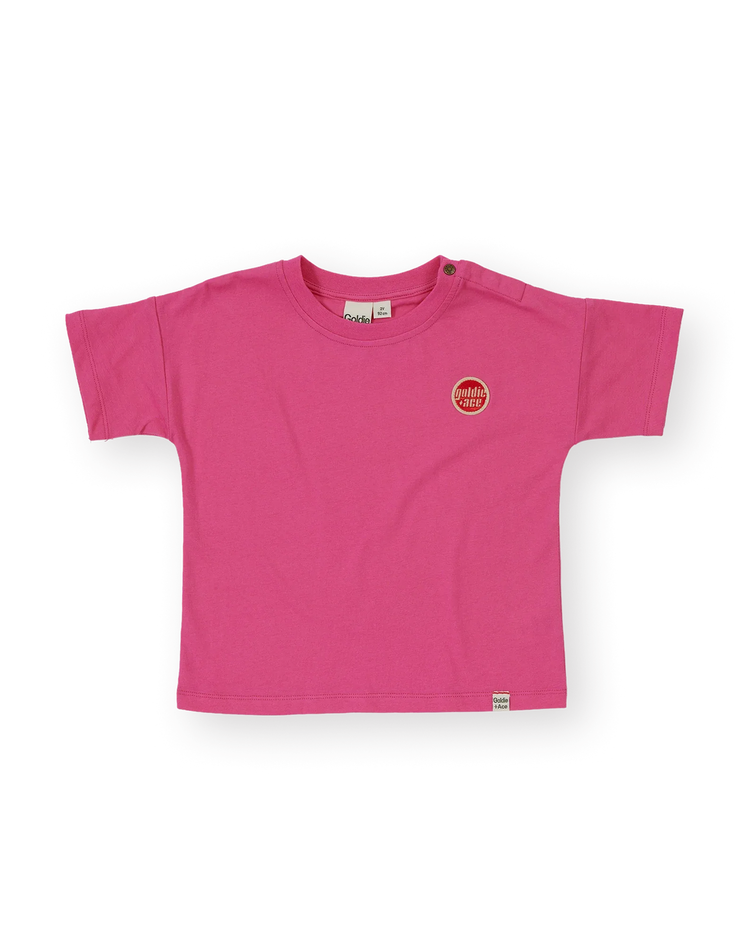 Essential Logo T-shirt Pink - Goldie+Ace