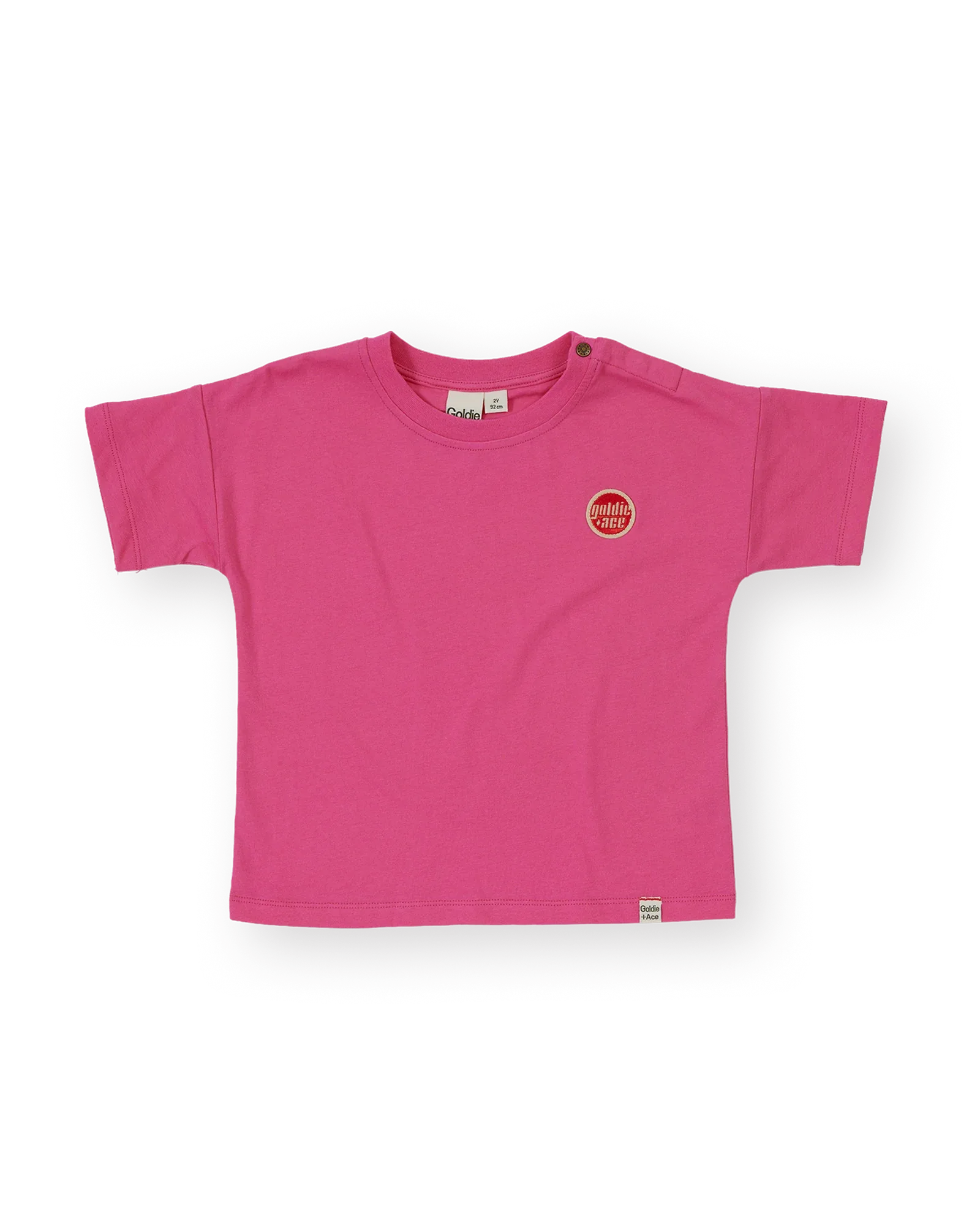 Essential Logo T-shirt Pink - Goldie+Ace