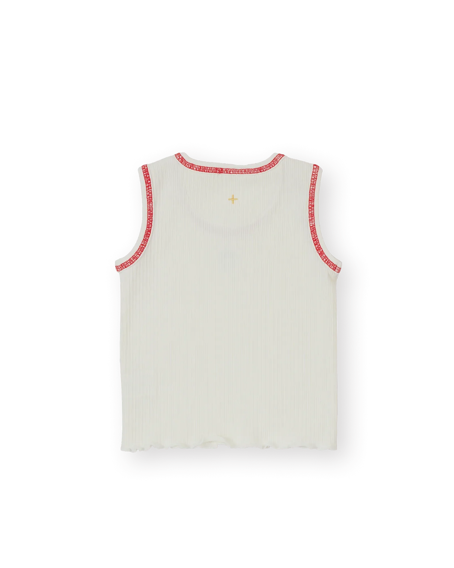 Rib Apple Tank Antique White - Goldie+Ace