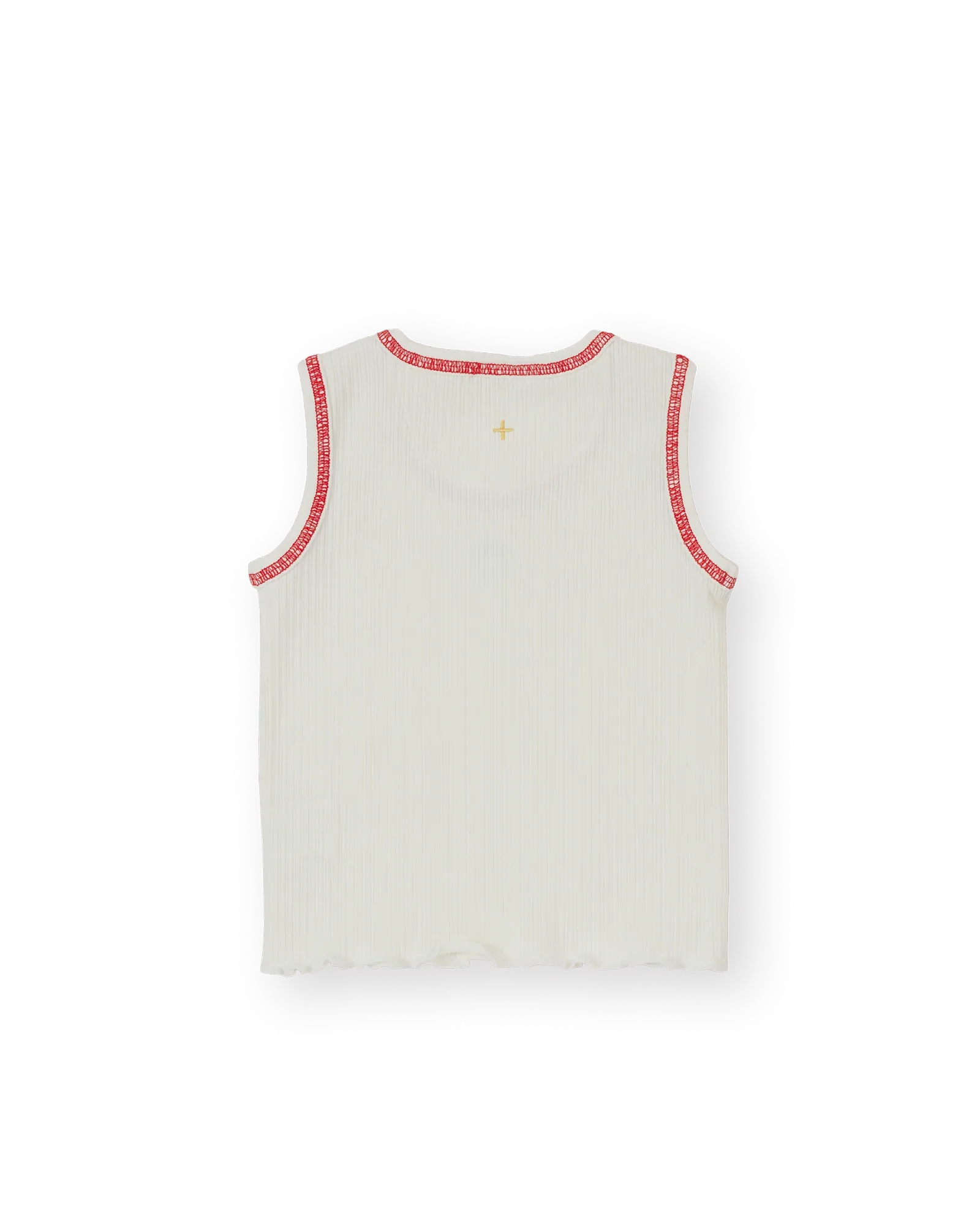 Rib Apple Tank Antique White - Goldie+Ace