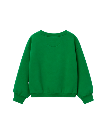 Flower Patched Oversized Sweatshirt