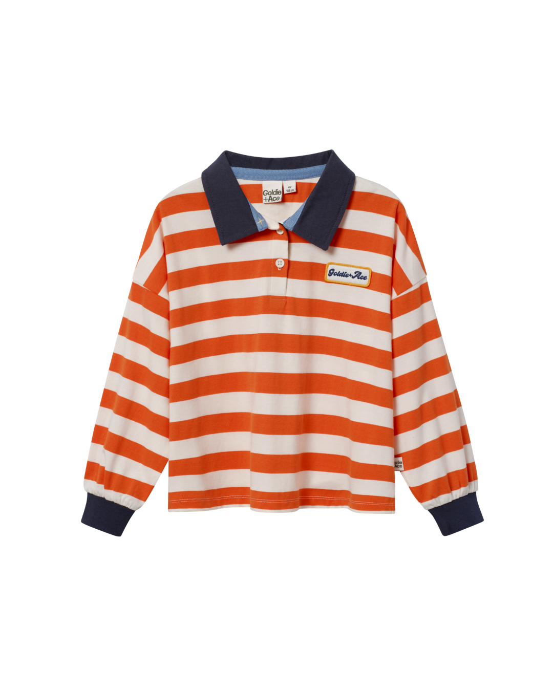 Wide Stripe Relaxed Rugby Top