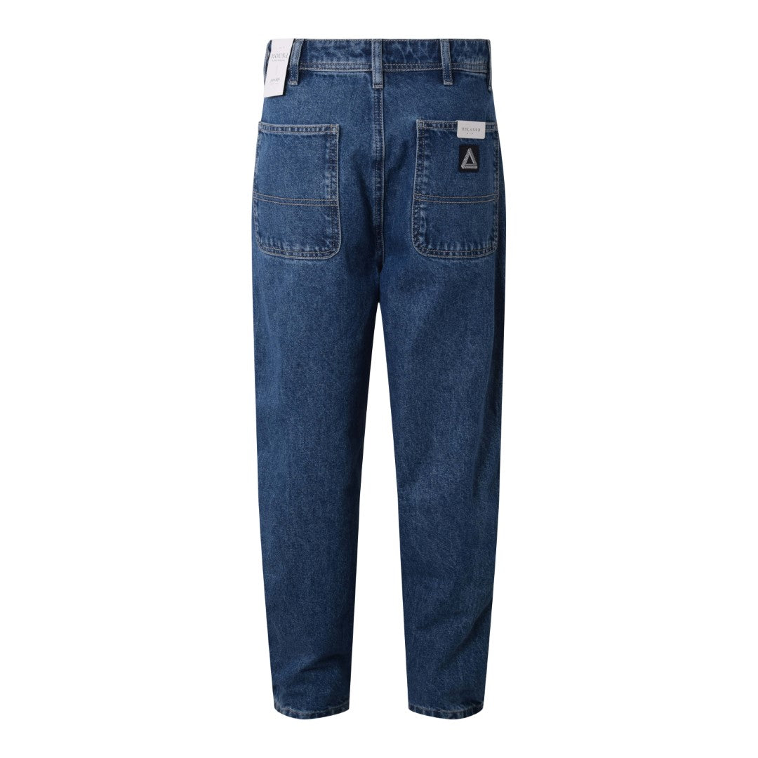 Relaxed Jeans Dark Blue Denim