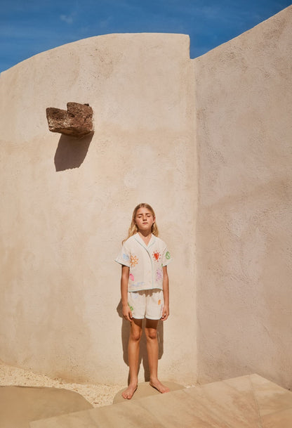 Short Annabella Whitecap