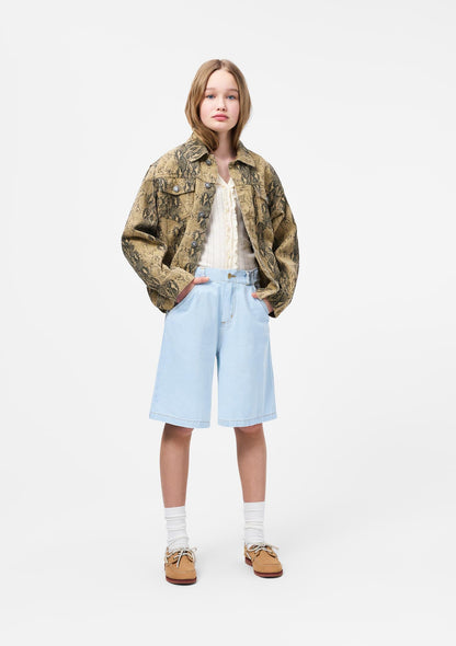 Shorts 3/4 Alikami Bleached Drapy - MOLO