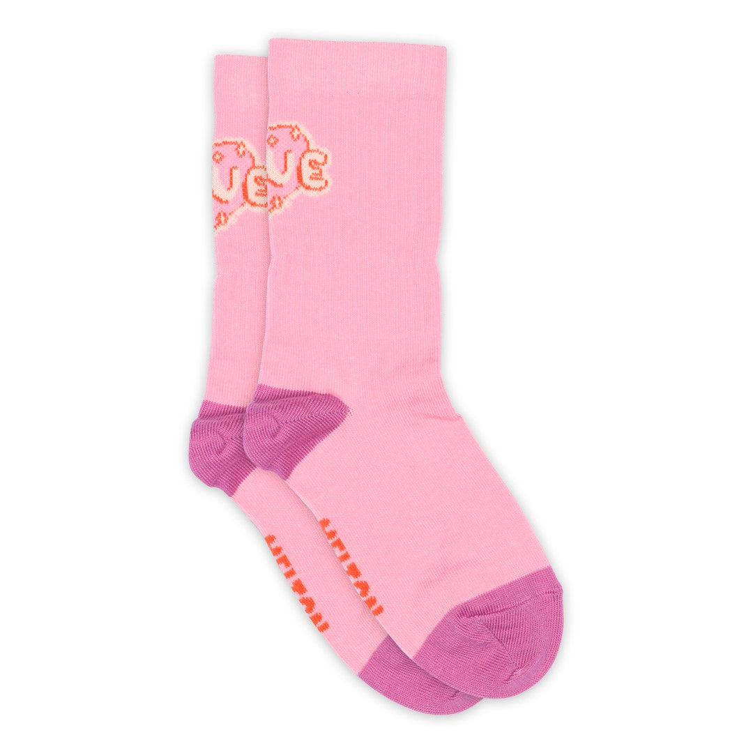 Heart Socks Begonia Pink