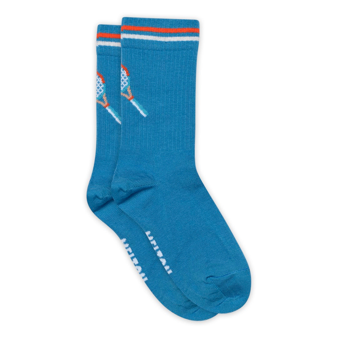 Tennis Racket Socks Malibu Blue
