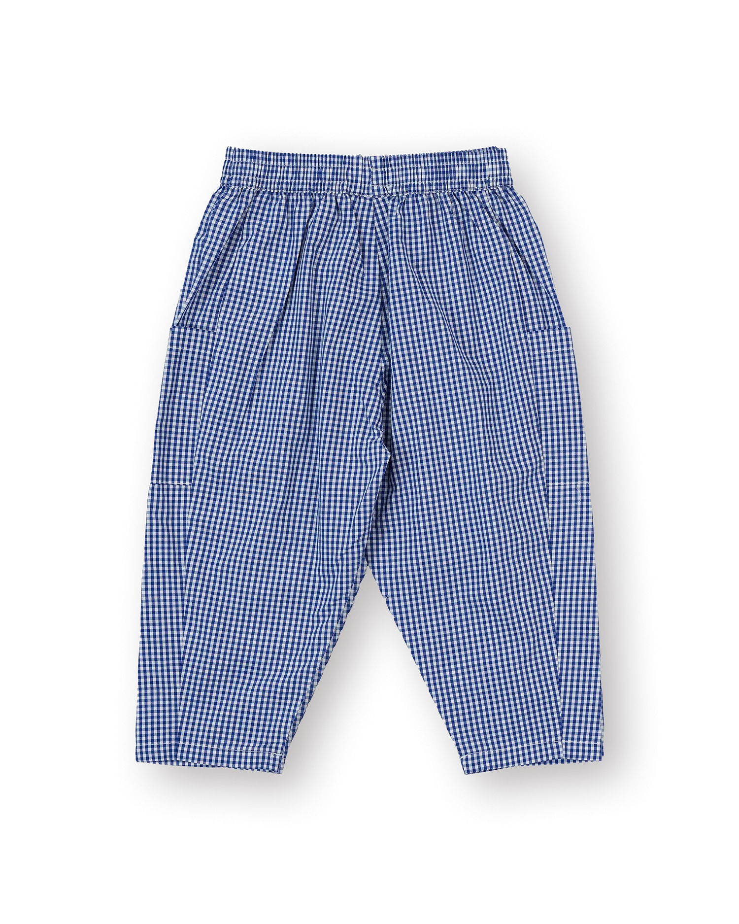 Lightweight Check Kit Pocket Pant Blue - Goldie+Ace