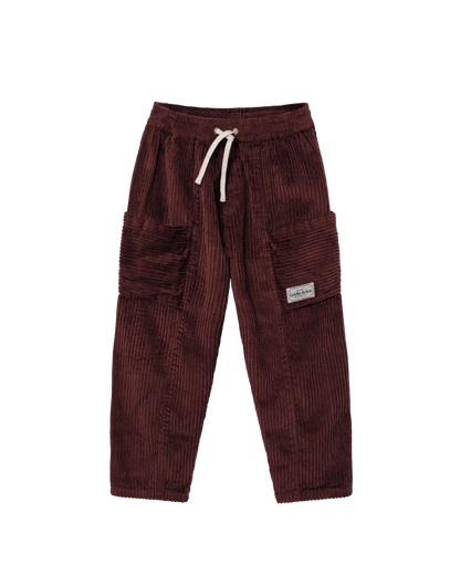 Brown Corduroy Kit Pocket Pants