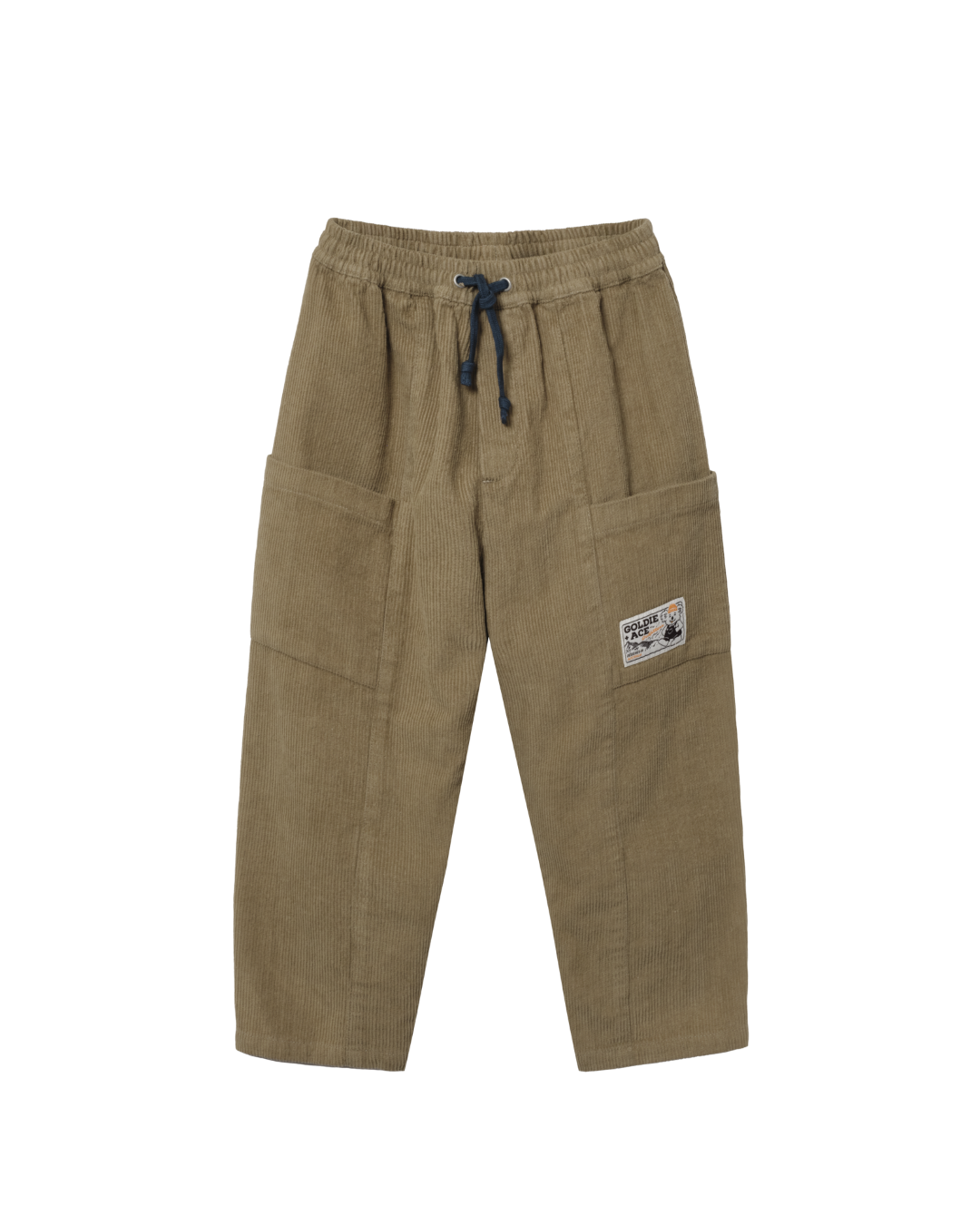 Tan Corduroy Kit Pocket Pants