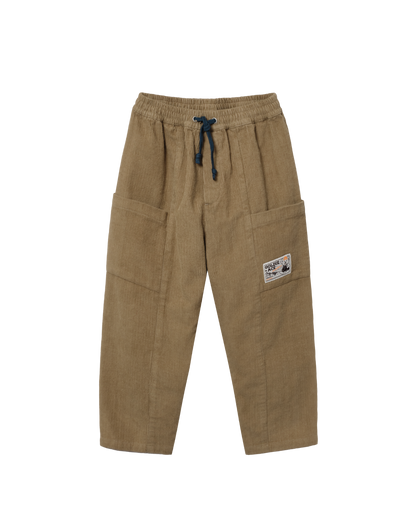 Tan Corduroy Kit Pocket Pants