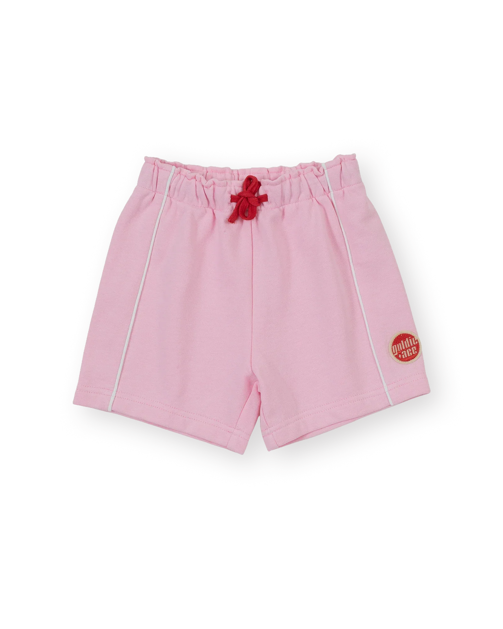 Piped Sweat Shorts Pink - Goldie+Ace