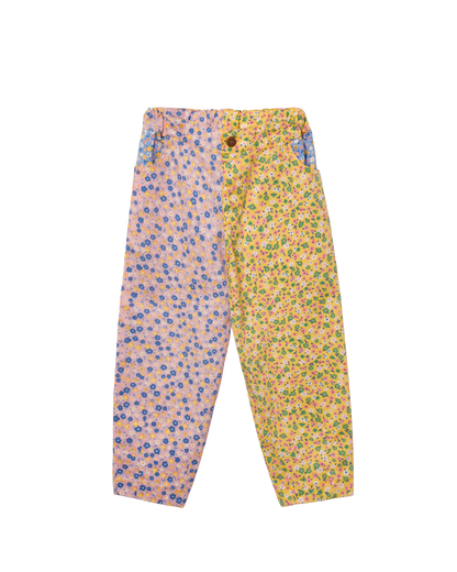 Posy Print Barrel Leg Jeans