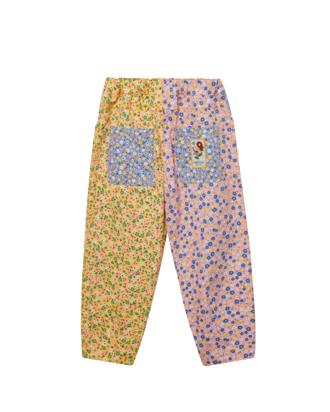Posy Print Barrel Leg Jeans