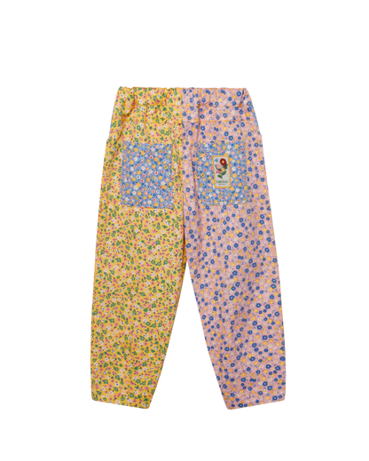 Posy Print Barrel Leg Jeans