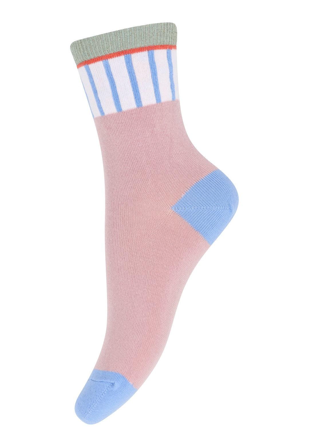 Vertical Stripes Socks Alt Rosa