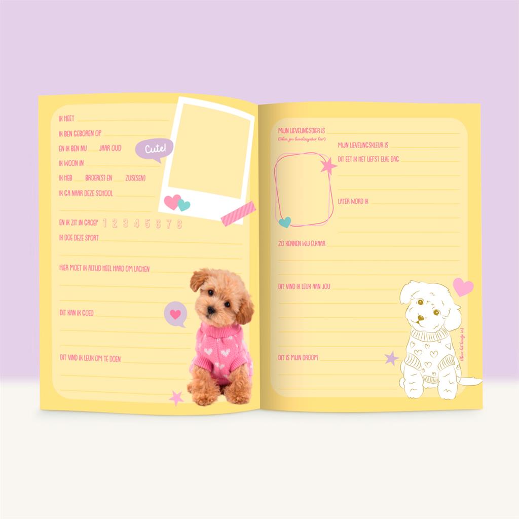 Vriendenboekje Puppy