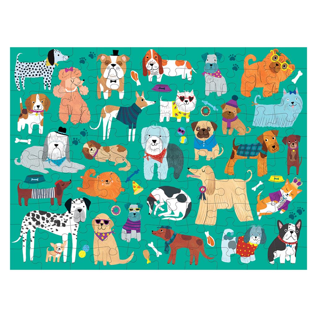 Dubbelzijdige Puzzel Cats &amp; Dogs 100pcs
