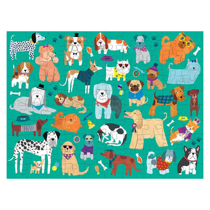 Dubbelzijdige Puzzel Cats &amp; Dogs 100pcs