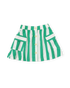 Happy Stripe Pocket Skirt Green White - Goldie+Ace