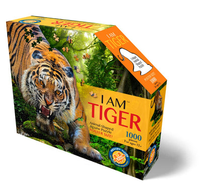 I Am Puzzle Poster Size Tiger 1000pcs