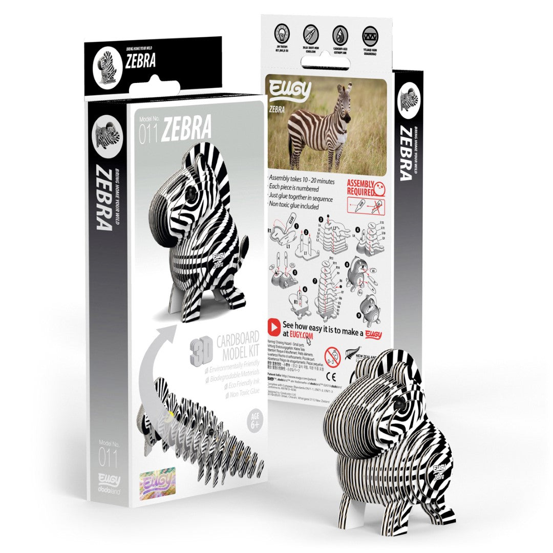 3D Model Wild Dier Zebra